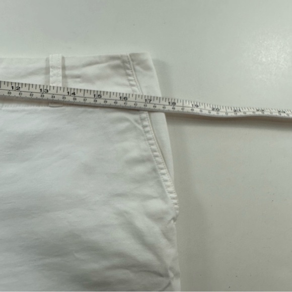 Talbots White Chino Shorts Women’s 6 Cotton Pockets - Picture 5 of 8